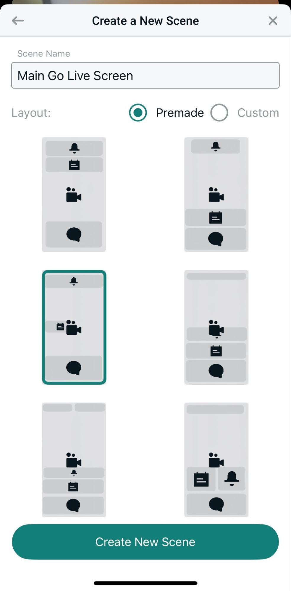 streamlabs mobile ios scenes